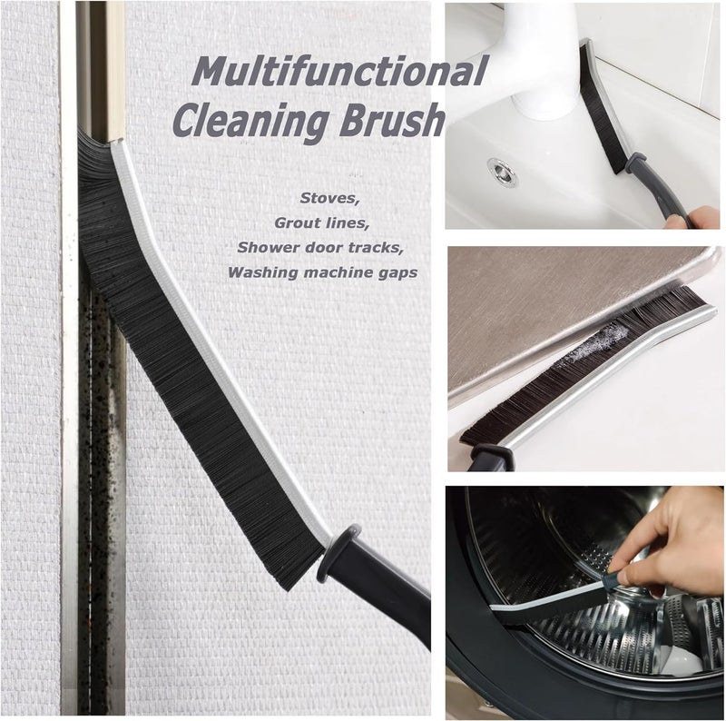 VINATOSLA Plastic Gap Cleaning Brush,Bathroom Gap Cleaning Brush,Clean The Dead Corners of Kitchen Tiles,Multifunctional Window Slots,Multi-Purpose Door Window Track Deep Cleaning Brush(3) - Image 2