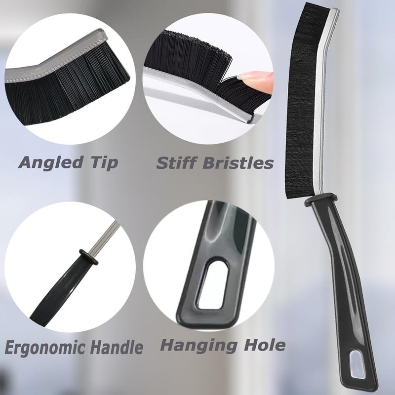VINATOSLA Plastic Gap Cleaning Brush,Bathroom Gap Cleaning Brush,Clean The Dead Corners of Kitchen Tiles,Multifunctional Window Slots,Multi-Purpose Door Window Track Deep Cleaning Brush(3) - Image 4