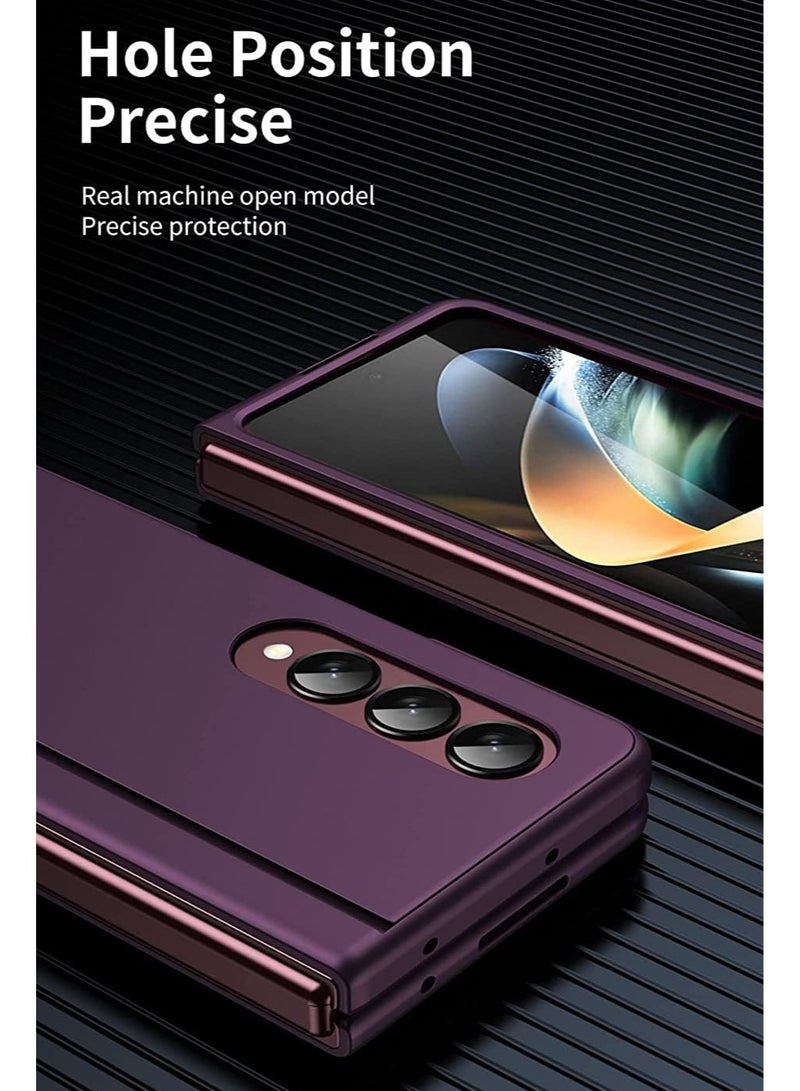 Case Compatible with Samsung Galaxy Z Fold 4 5G 2022, Ultra Slim Skin Magnetic Invisible Stand Phone Case, Folding Phone Cover Case for Galaxy Z Fold 4 5G - Image 3