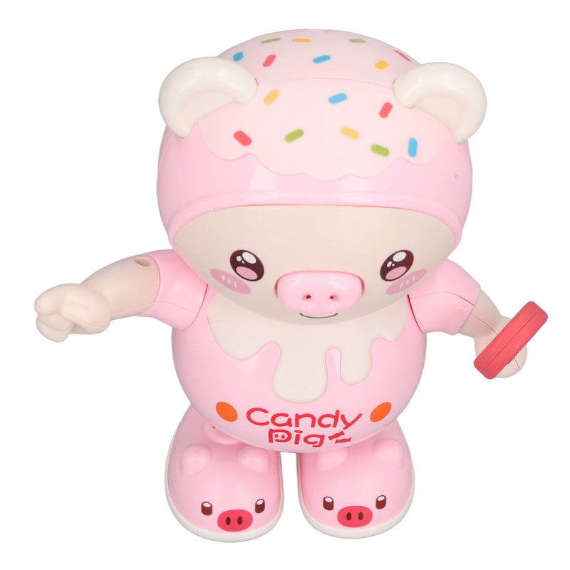 Electronic Dancing Pig Toy: Pink Cute Cartoon Shape - Safe Smooth Portable Interactive Toy for Kids Indoor Outdoor Play - Image 3
