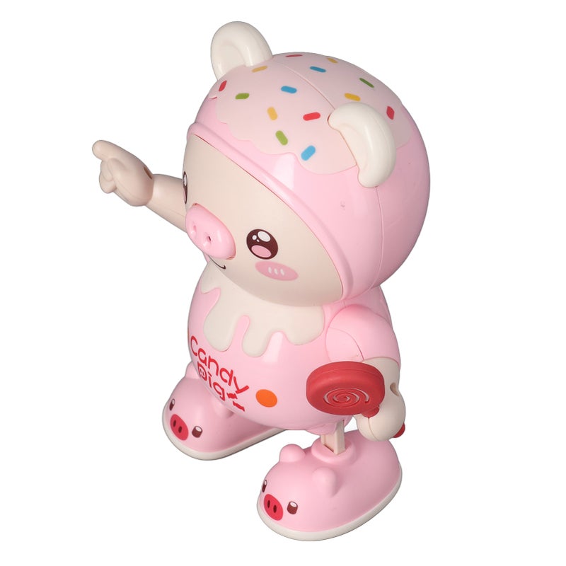 Electronic Dancing Pig Toy: Pink Cute Cartoon Shape - Safe Smooth Portable Interactive Toy for Kids Indoor Outdoor Play - Image 5
