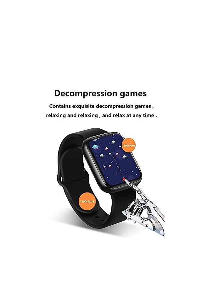 PROMASS - T500 Plus Smart Watch Series 6 (Black) - Image 1