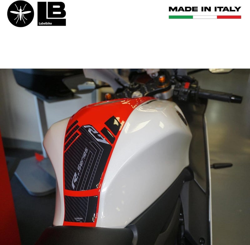 labelbike ملصق وسادة خزان ريزن ثلاثي الأبعاد لدراجة ياماها R7 - Image 4