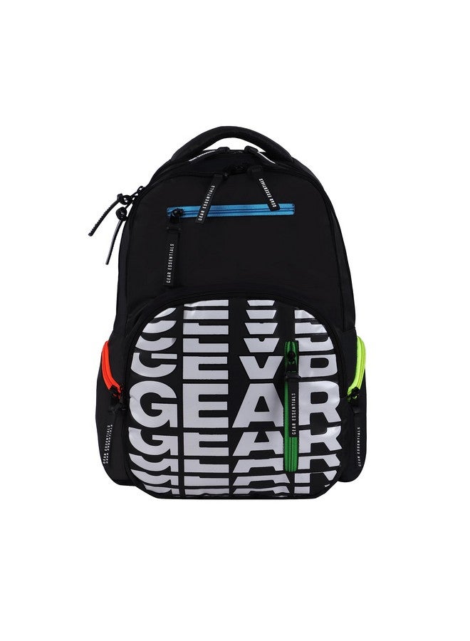 Gear Gear 7 Pocket 30 L Standard Backpack/Water Resistant School Bag/Casual Backpack/Daypack/Travel Backpack/Kids Bag/College Bag For Boys/Girls/Men/Women (Black) - Image 1
