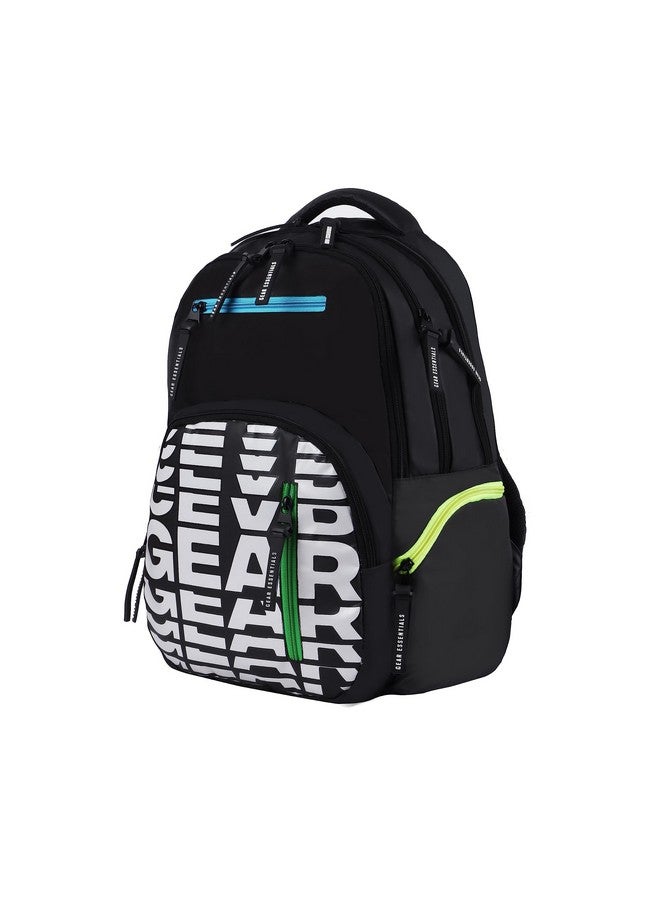 Gear Gear 7 Pocket 30 L Standard Backpack/Water Resistant School Bag/Casual Backpack/Daypack/Travel Backpack/Kids Bag/College Bag For Boys/Girls/Men/Women (Black) - Image 2