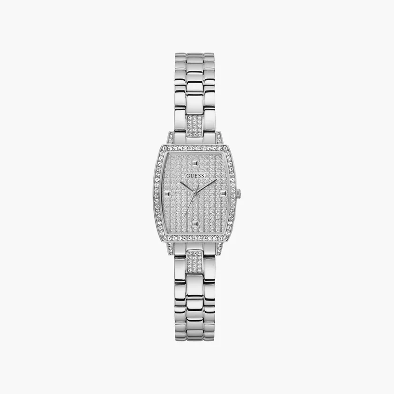 جس Guess Silver Analog Watch for Women