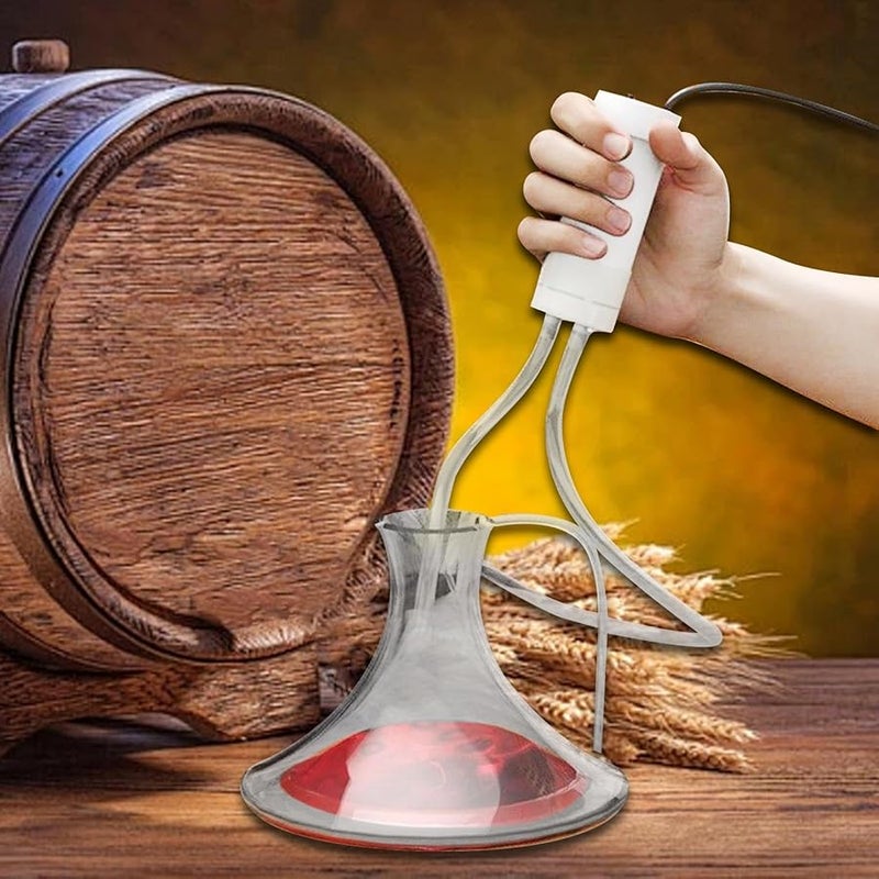 USB Self Priming Siphon Pump For Wine Transfer Home Brewing With 1m Tube - Image 2