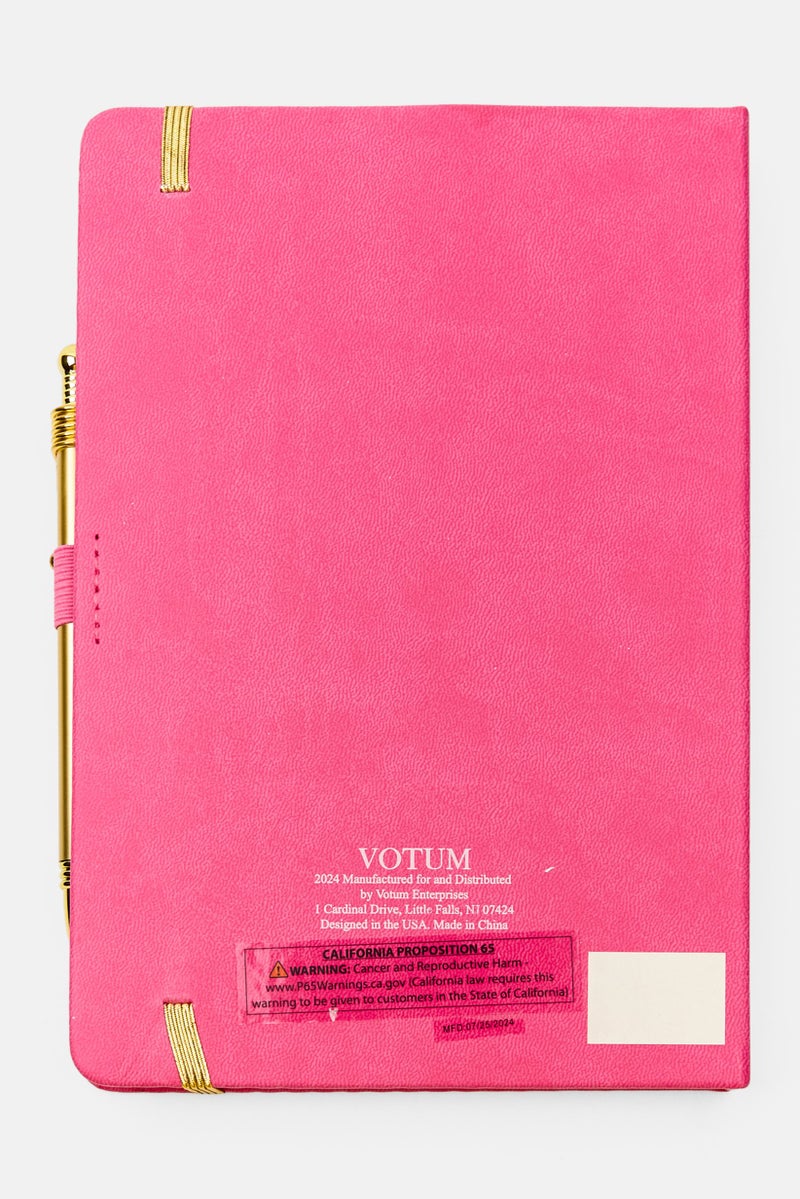 VOTUM دفتر دع الأمور تسير وتنمو مع قلم، وردي - Image 2