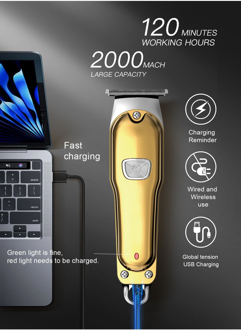 DINGLING RF-631 Hair & Beard Trimmer, Professional Electric Hair Clipper With razors  - Image 4
