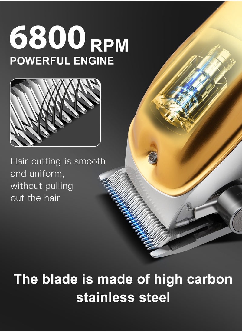 DINGLING RF-631 Hair & Beard Trimmer, Professional Electric Hair Clipper With razors  - Image 3