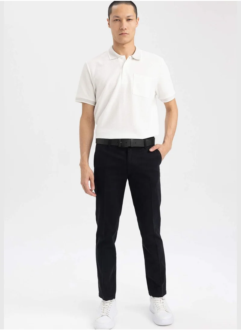 DeFacto Slim Fit Basic Chino Trousers