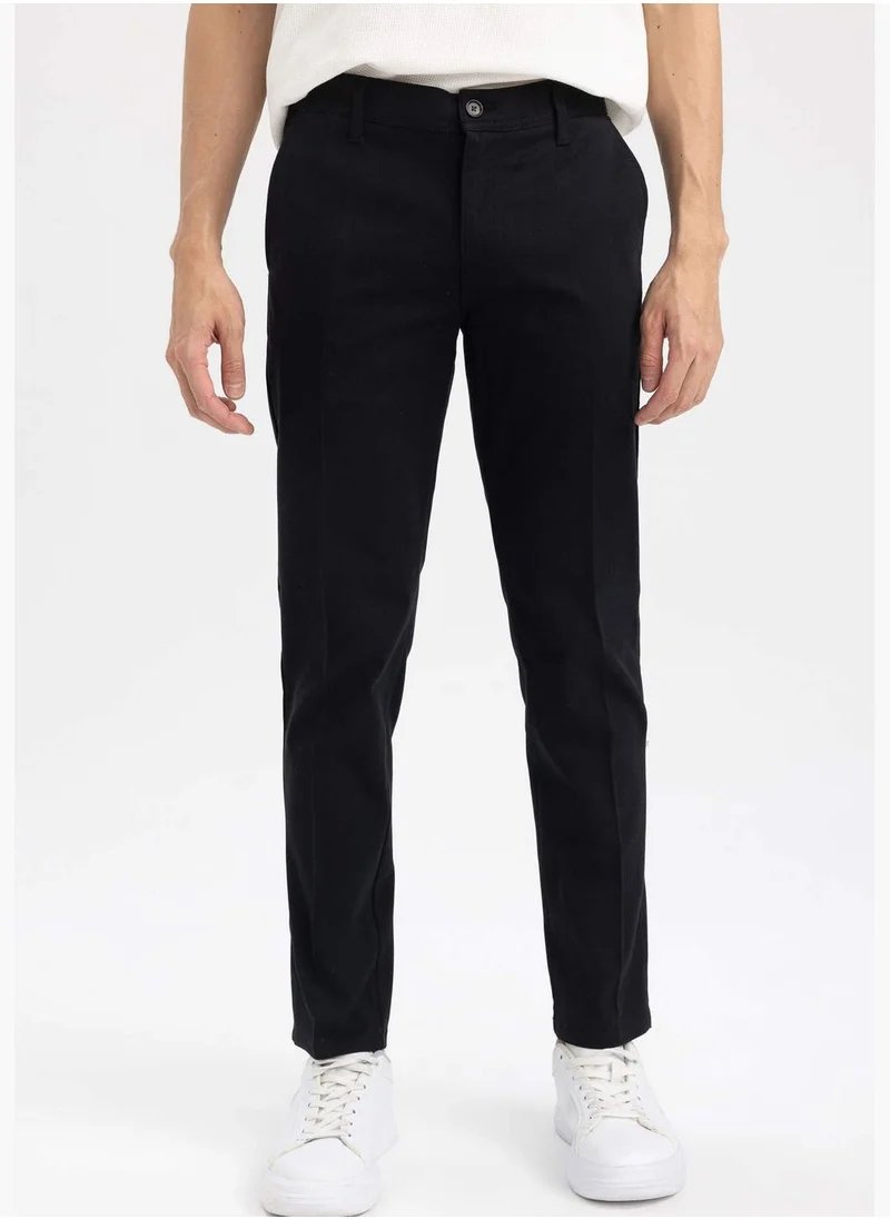 DeFacto Slim Fit Basic Chino Trousers