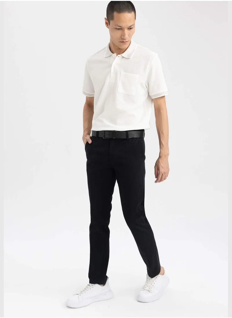 DeFacto Slim Fit Basic Chino Trousers