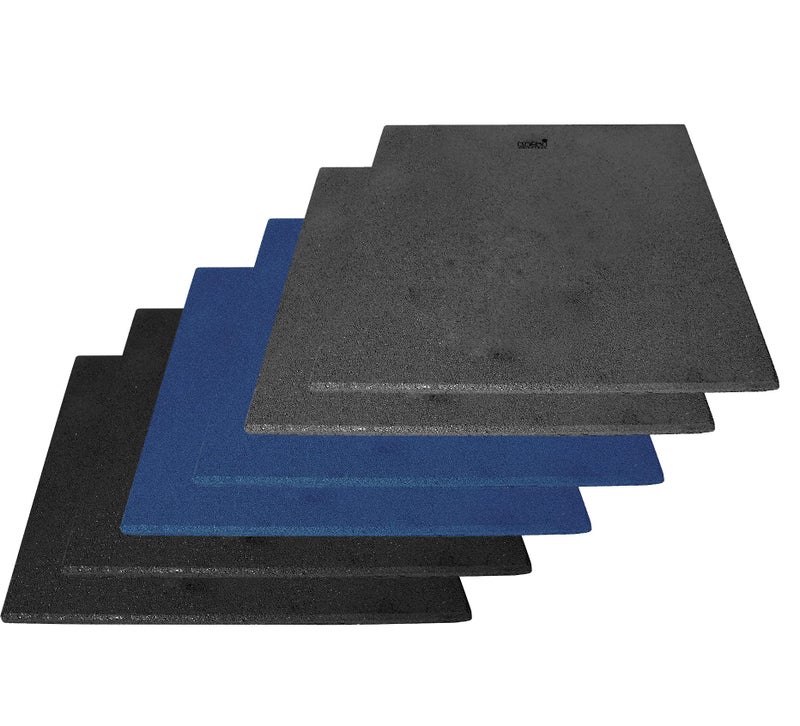 USI UNIVERSAL SUPERTUF Rubber Tiles Ideal For Free Weight Areas, (10mm, Grey, Pack of 1) Cross Training Boxes/Gym, Rubber Exercise Gym Floor & Equipment Mats - Image 2