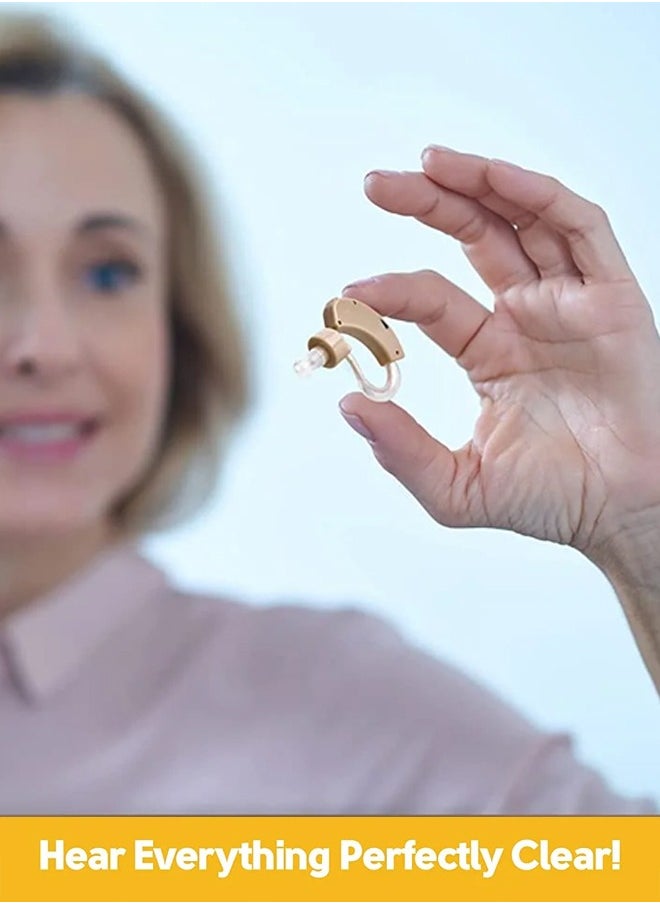 Generic - Hearing Aids for the Elderly with Disabilities Wireless Auxiliary Headphones Behind-the-ear Hearing Aids - Image 1