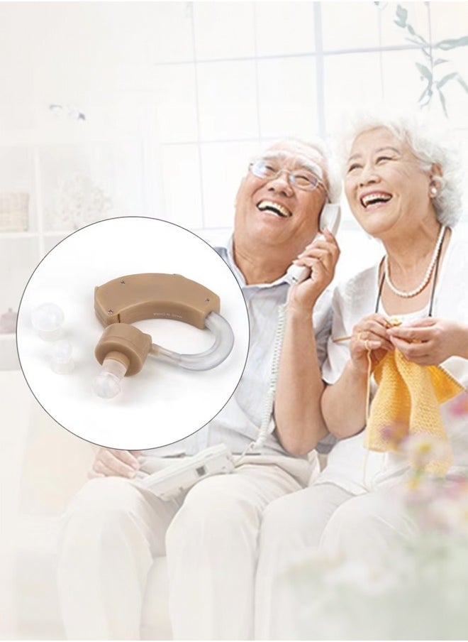 Generic - Hearing Aids for the Elderly with Disabilities Wireless Auxiliary Headphones Behind-the-ear Hearing Aids - Image 1
