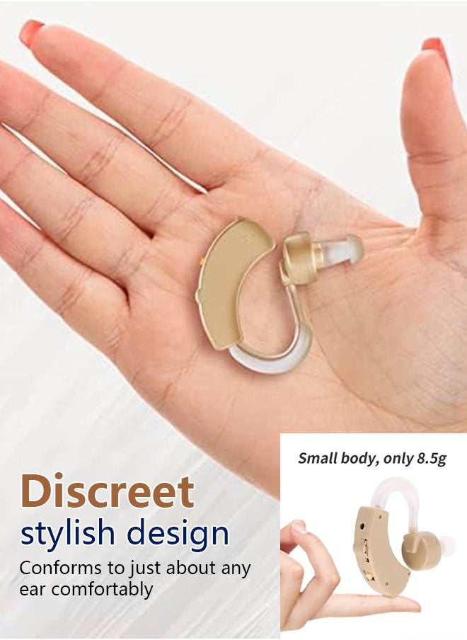 Generic - Hearing Aids for the Elderly with Disabilities Wireless Auxiliary Headphones Behind-the-ear Hearing Aids - Image 1