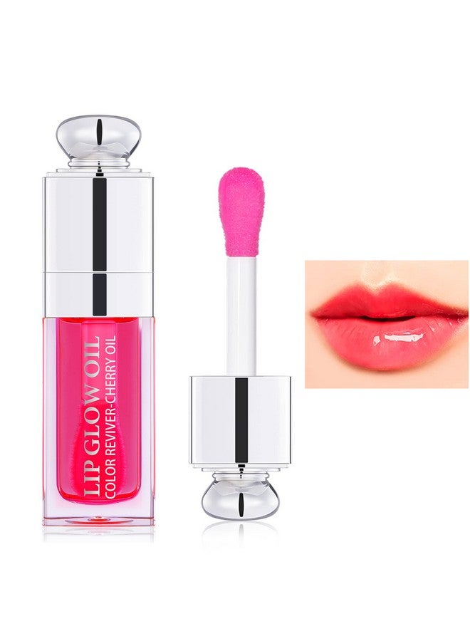 LZYLLS Hydrating Lip Glow Oil Plumping Gloss Tinted Lip Balm Transparent Moisturizing Toot Lip Care Oil Non-sticky Big Brush Head Nourishing Repairing Lip Lines and Prevents Dry Cracked Lips(015#) - Image 1