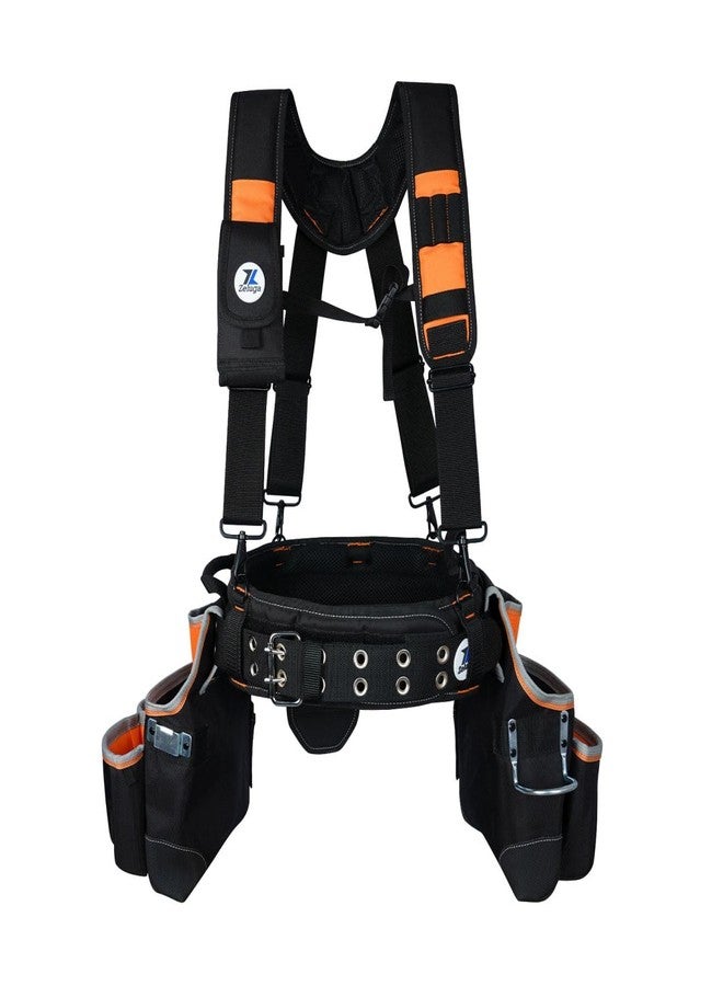 Zeluga 20-216 Polyester Nail and Tool Rig, Orange/Black - Image 1