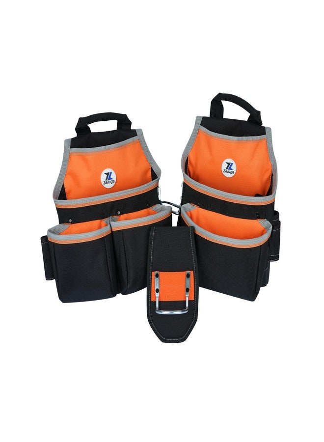 Zeluga 20-216 Polyester Nail and Tool Rig, Orange/Black - Image 4