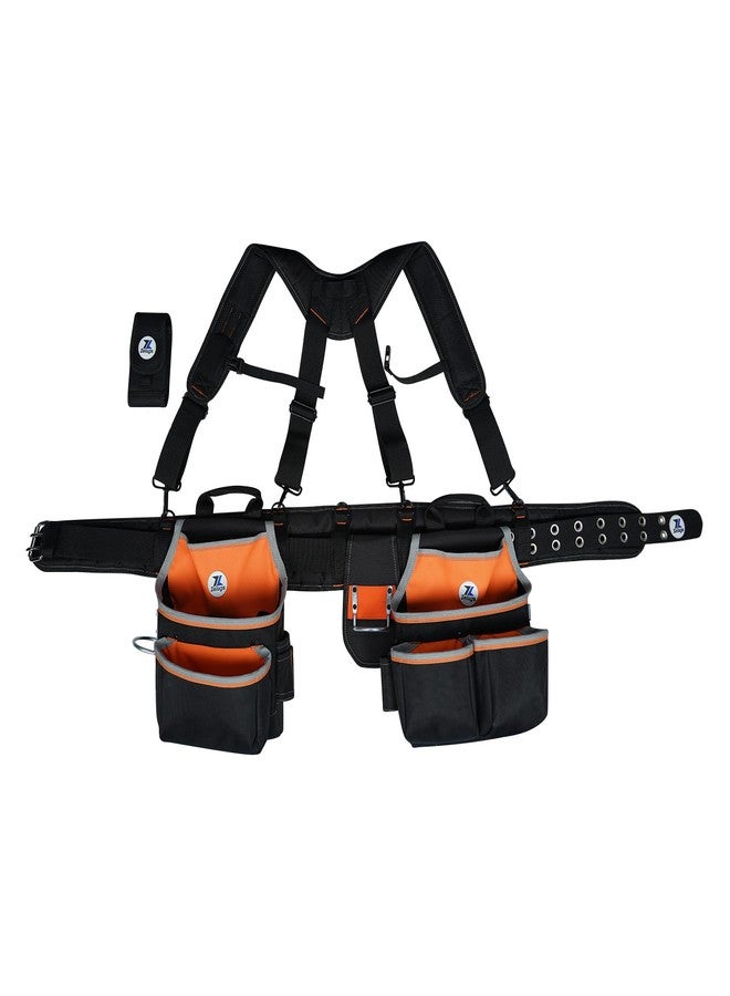 Zeluga 20-216 Polyester Nail and Tool Rig, Orange/Black - Image 3