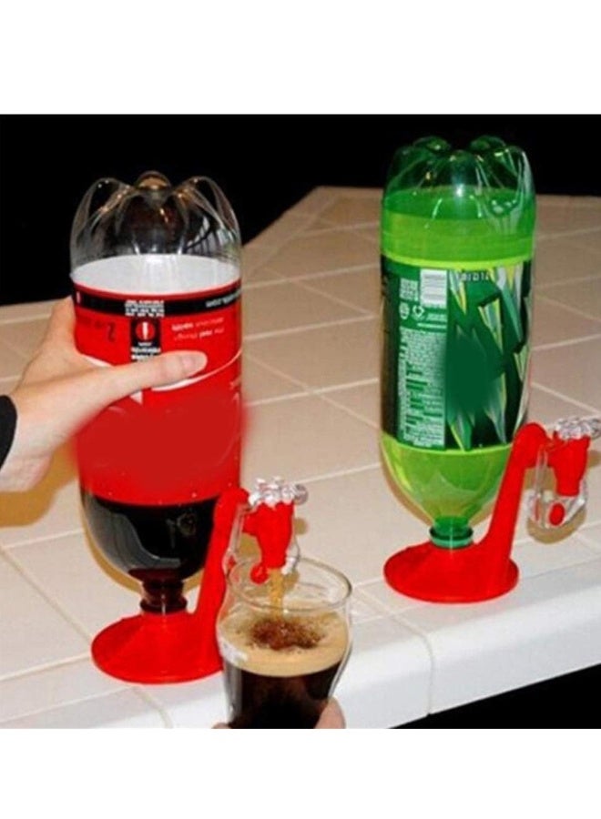 2 Liter Beverage Dispenser, Creative Saver Soda Dispenser Bottle Coke Upside Down Drinking Water Dispense Machine, for Party Home Bar - Image 4