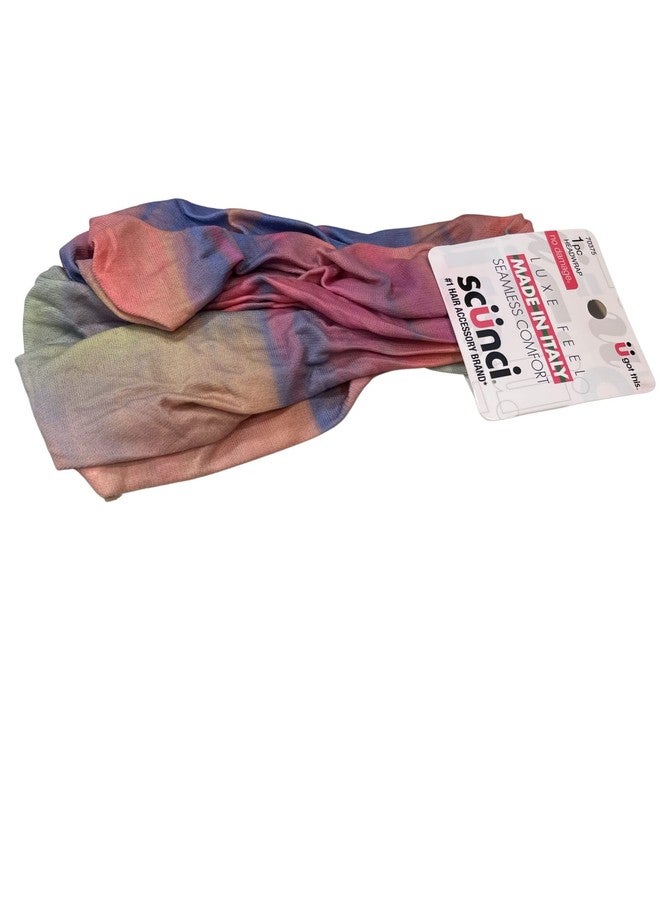 سكانشي Scunci No-Damage Luxe Feel صنع في إيطاليا، راحة فائقة بدون خياطة، غطاء رأس متعدد الألوان، قطعة واحدة - Image 3