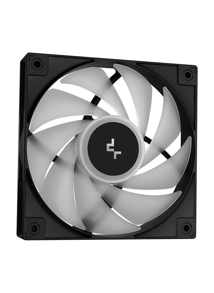 DEEPCOOL LE360 V2 360mm ARGB Liquid CPU Cooler, Triple 120mm ARGB Fans, Aluminum Radiator, Hydro Bearing, 75.89 CFM, ≤31.6dB, Anti-Leak Tech, 2500–3400 RPM PWM Pump, Intel LGA 1851/1700/1200/115X & AMD AM5/AM4 Compatible, Black | R-LE360-BKAMMC-G-2  - Image 4