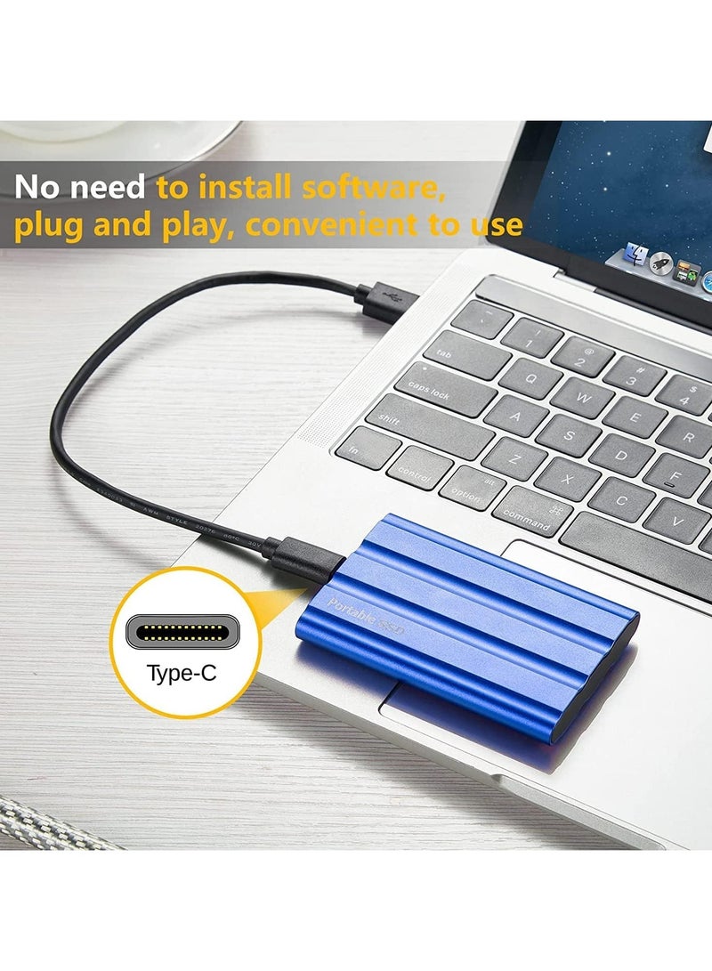 AROAQ 16TB Portabl External Hard Drive Mobile SSD Solid State Drive Portable SSD Hard Drive Slim Storage Drive with USB 3.1 C Port for PC Laptop and Mac  - Image 5