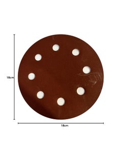BUILDSKILL Buildskill Premium Velcro Sanding Disc for BH02 Sander Hook Loop Sandpaper Pack of 3 180mm Diameter Grit No 320 Efficient 8 Hole Dust Extraction Pattern  - Image 2