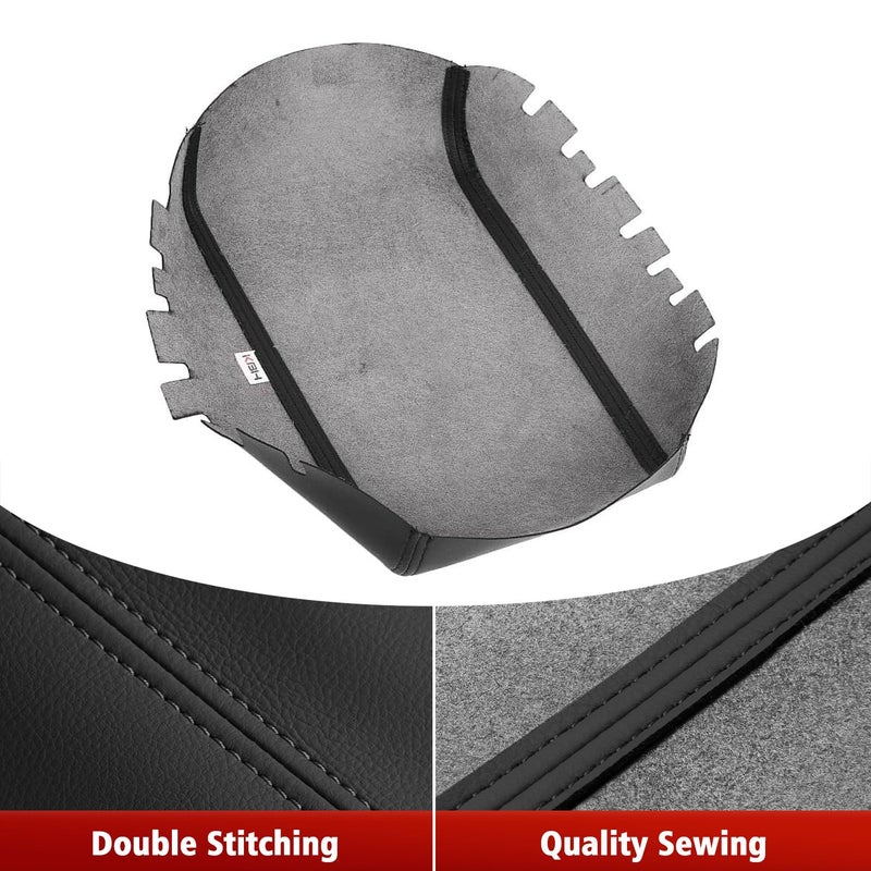 KBH Car Center Console Armrest Cover Replacement for Toyota 4Runner 2010-2023, Vinyl Leather Replace Upholstery, Anti-Scratch, Black - Image 2