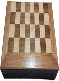 OR Three in one x large wooden chess craftmanship in every piece with handmade wooden chessboard 