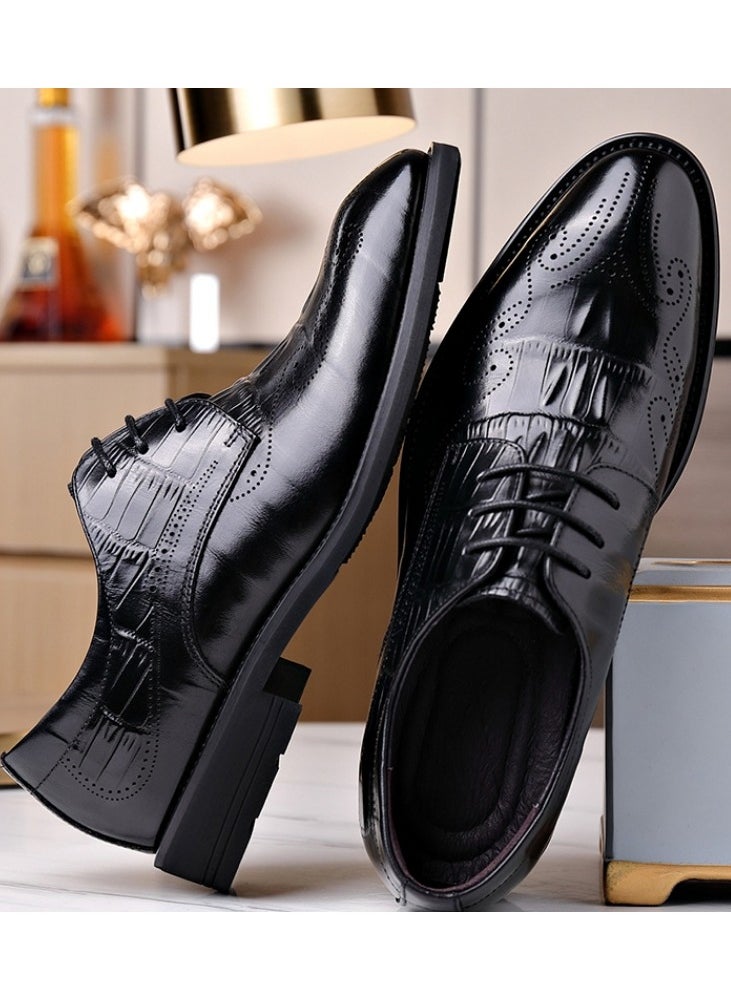 Warrior - Versatile Retro Casual Leather Shoes - Image 1