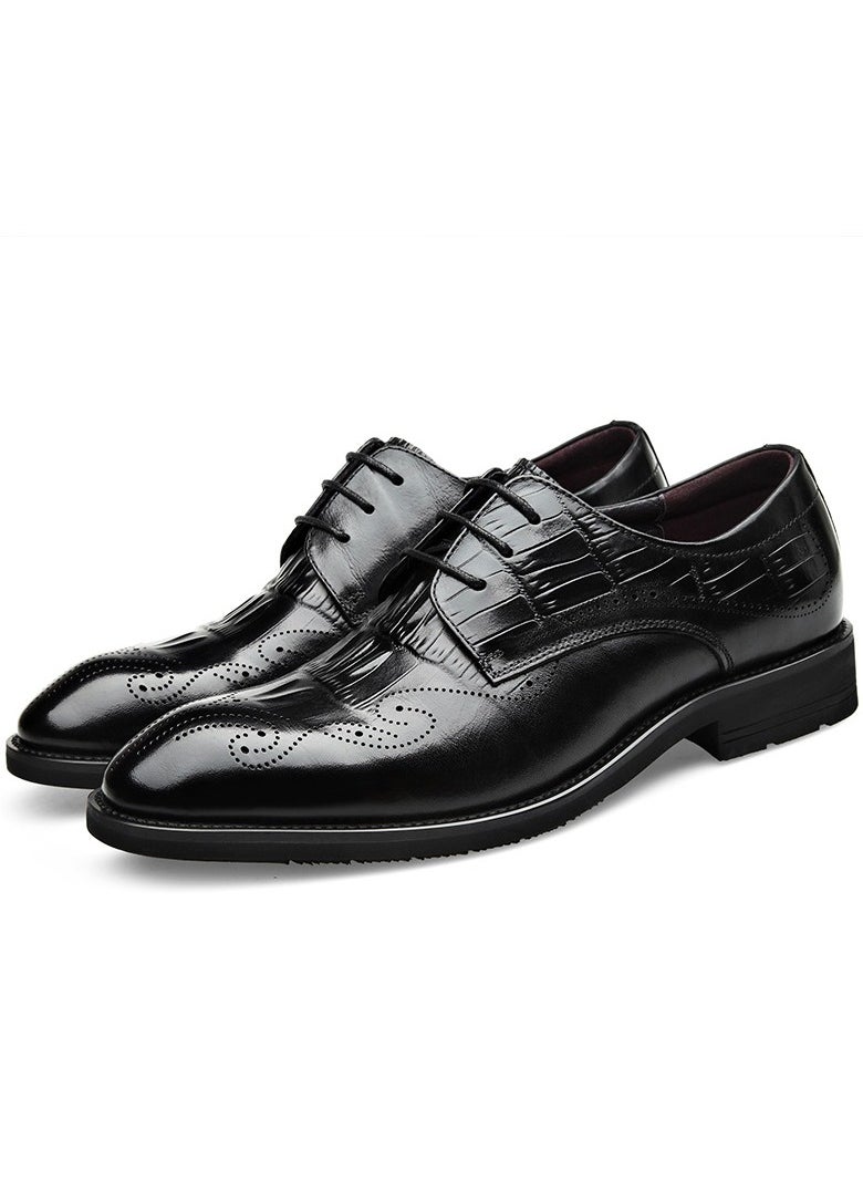 Warrior - Versatile Retro Casual Leather Shoes - Image 1