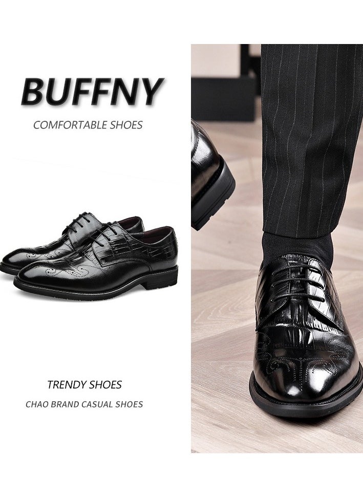 Warrior - Versatile Retro Casual Leather Shoes - Image 1