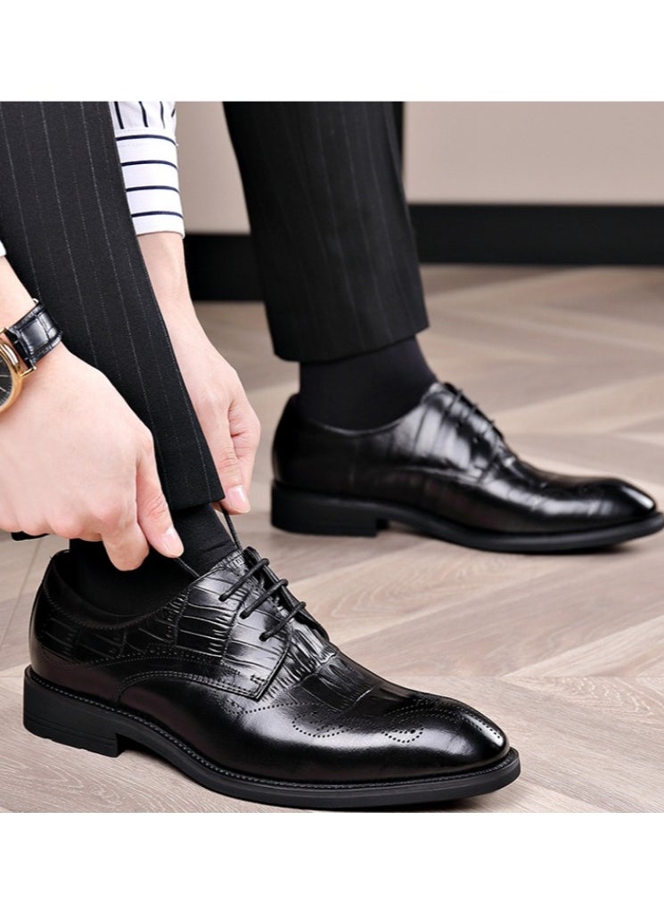 Warrior - Versatile Retro Casual Leather Shoes - Image 1