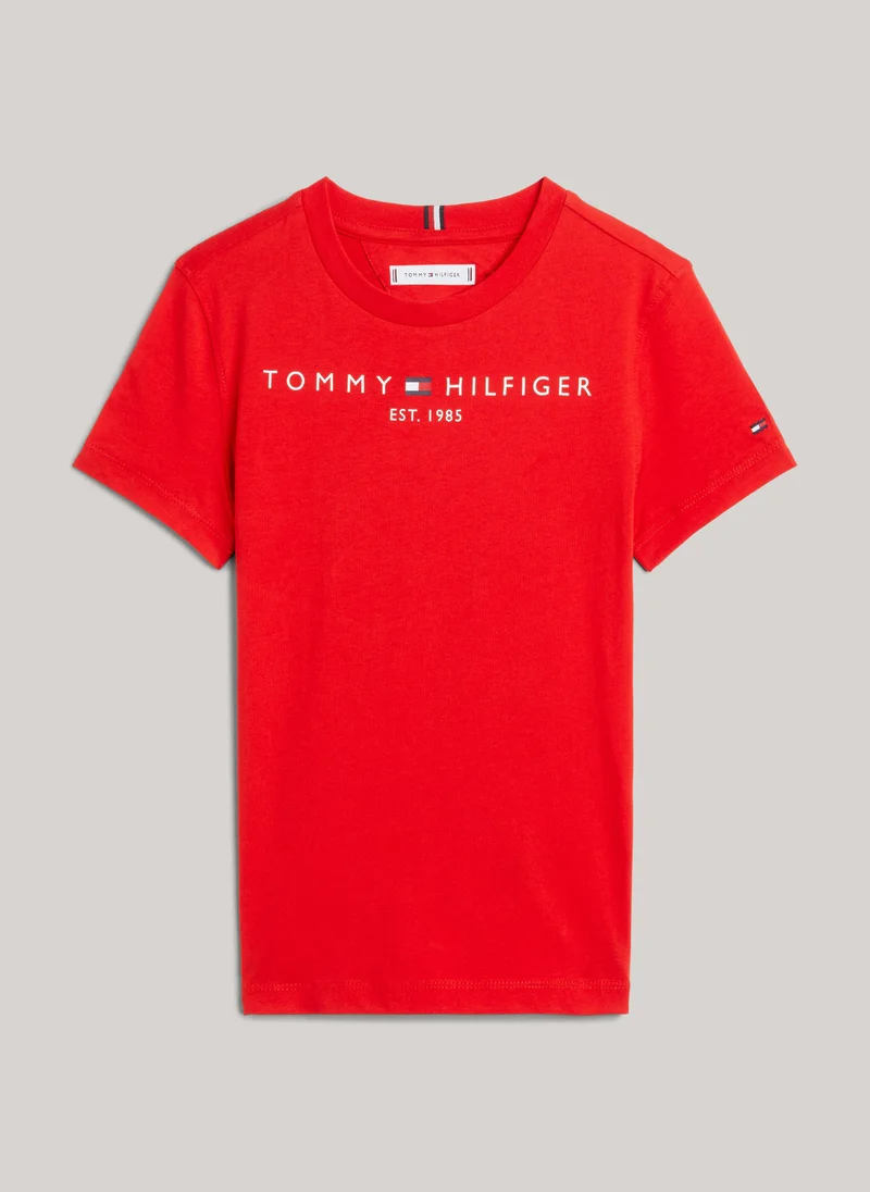 TOMMY HILFIGER Kids Crew Neck Short Sleeve T-shirt