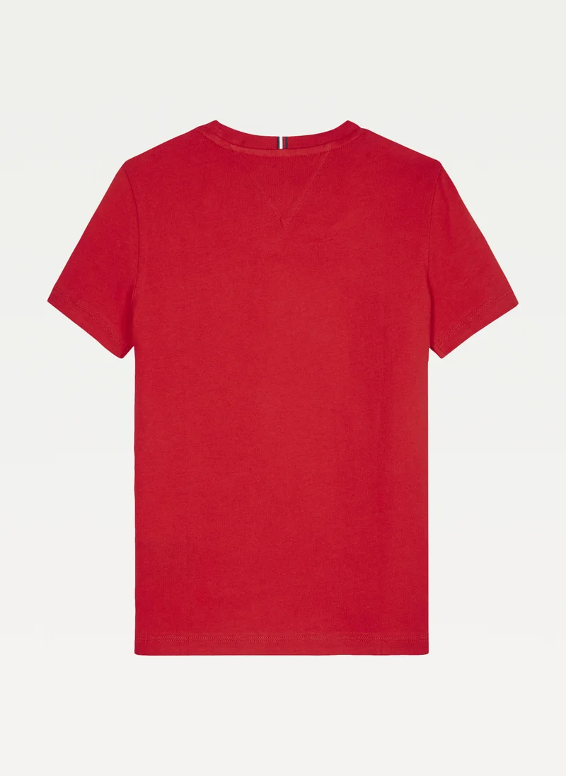 TOMMY HILFIGER Kids Crew Neck Short Sleeve T-shirt