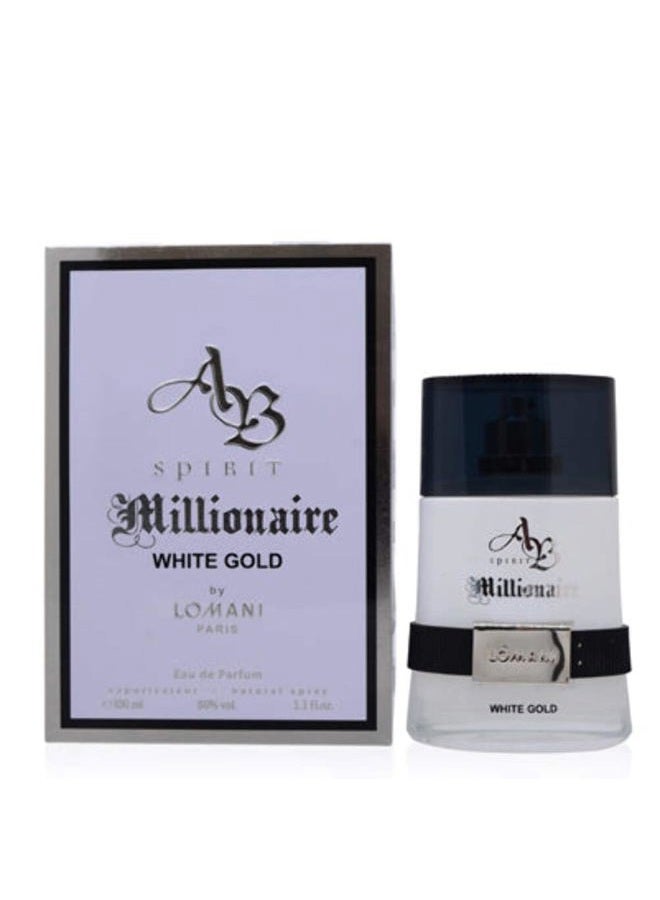 Lomani سبيريت مليونير وايت جولد للرجال بخاخ عطر 3.3 أونصة - Image 1