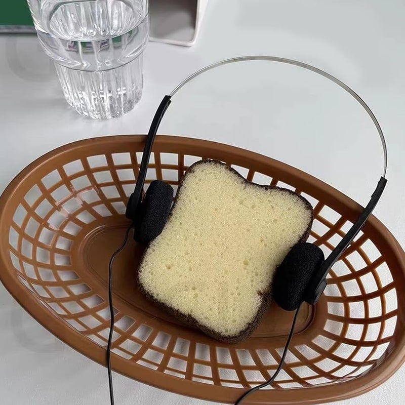 Black Music Headphones Portable Noise Reduction Sport Adjustable Headband - Image 5