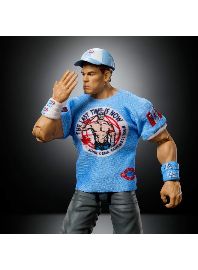WWE Mattel WWE Ultimate Edition Action Figure & Accessories Set, John Cena 6-inch Collectible with Swappable Heads & Hands, 30 Articulation Points​​​ - Image 2