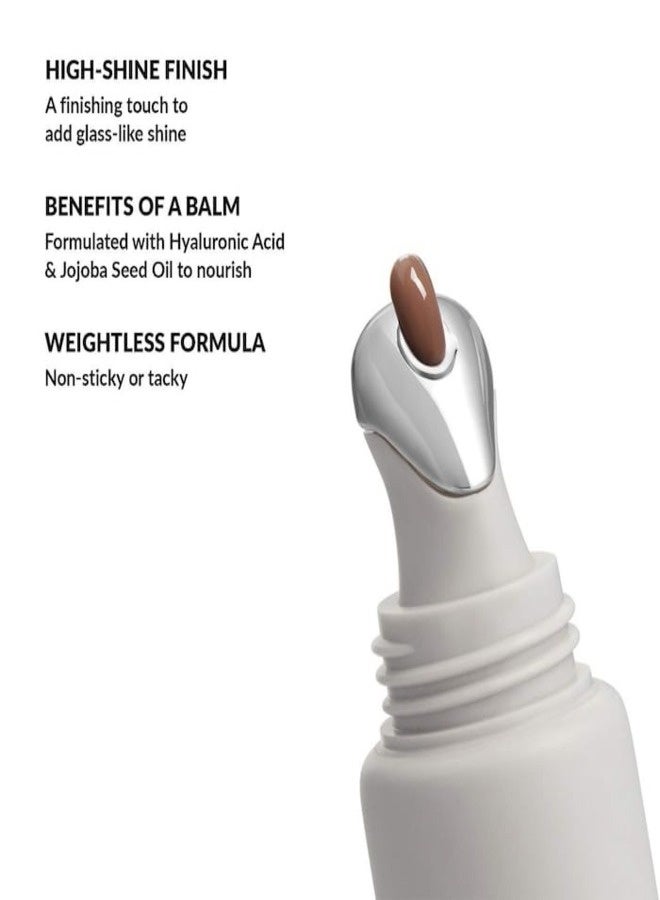 REFY Tinted Lip Gloss – Suede | Medium-Dark Warm Brown, Hydrating Buildable Gloss, Sheer-to-Medium Coverage, 13 mL / 0.44 fl oz - Image 5