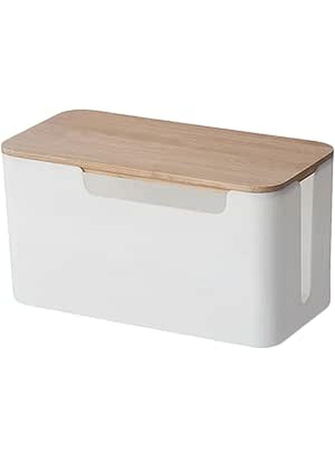 Cable Organizer Box For Charging Cords Heat Dissipation Design Cord Management Container - Image 1
