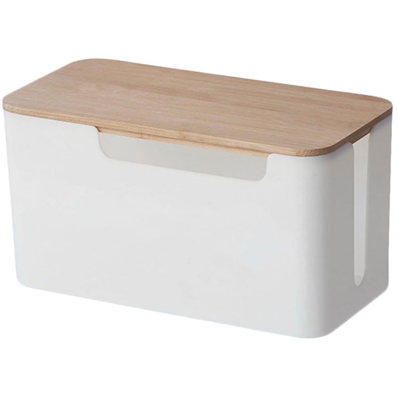 Cable Organizer Box For Charging Cords Heat Dissipation Design Cord Management Container - Image 2