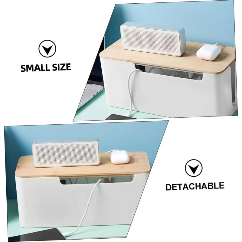 Cable Organizer Box For Charging Cords Heat Dissipation Design Cord Management Container - Image 4