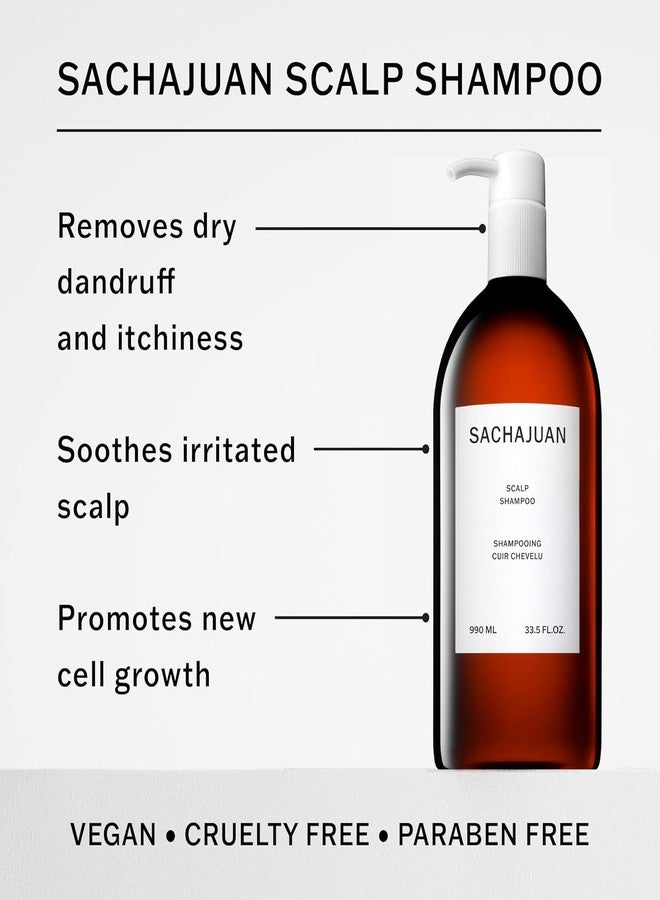 SACHAJUAN Scalp Shampoo 990ml, Anti Dandruff Shampoo Helps Manage Dandruff, Irritation and Dryness. Leaving Hair Healthier, Shinier and More Manageable. - Image 3