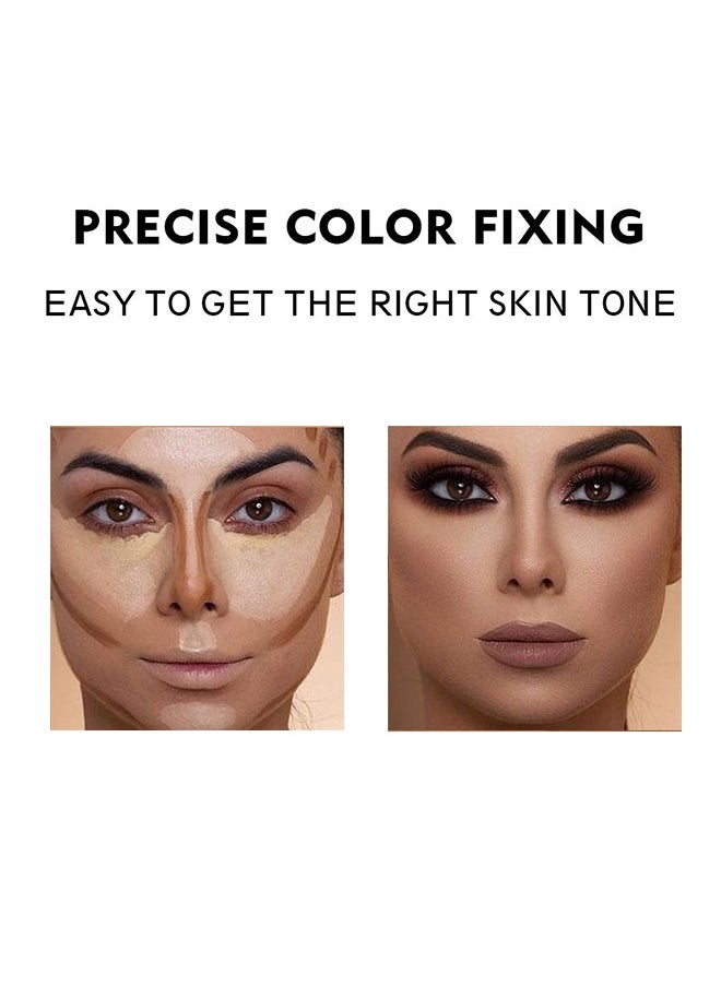 Lightweight And Soft Concealer-  Foundation & Concealer & Contour  Like Magic 12HR Full Coverage ,  Invisible Pore Conceal Dark Circles Blemish Long-Lasting makeup,3D makeup shapes your face(#04)