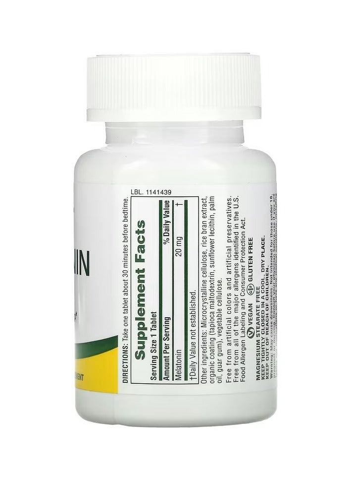 NaturesPlus Melatonin, 20 mg, 90 Tablets - Image 2