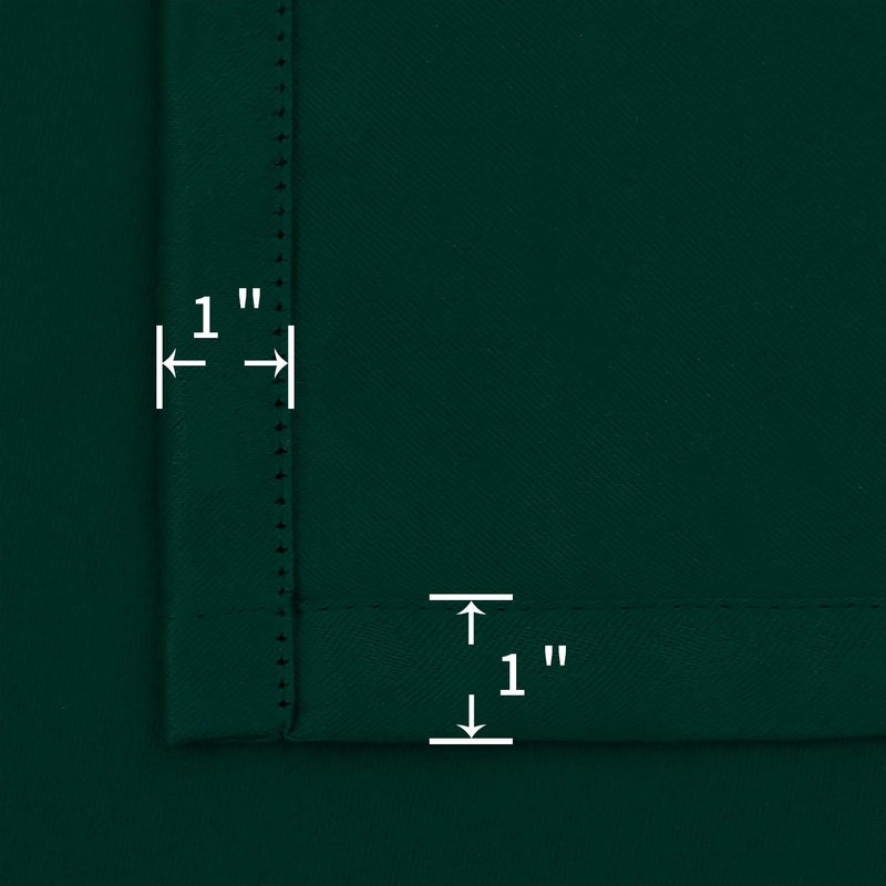 BGment بئسة قضيب جيب الستائر لغرفة النوم - الغرفة المعزولة الحرارية ستارة غامق لغرفة المعيشة 42 × 63 بوصة 2 لوحات الزمرد - Image 5