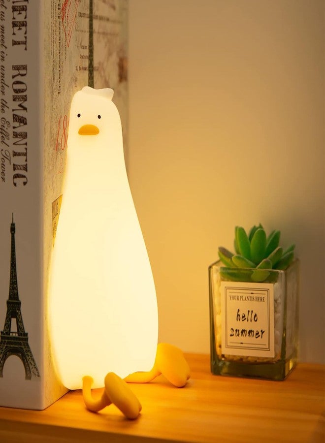 UKAXA Duck Sleeping Lamp for Bedroom Duck Night Lamp Cute Night Lamps for Kids Silicon Light Lamps Birthday Gifts for Kids - Image 5